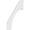 Ekena Millwork 5 1/2-in. W x 16-in. D x 28-in. H Westlake Architectural Grade PVC Knee Brace BRCP055X16X28WTL - alternate 6